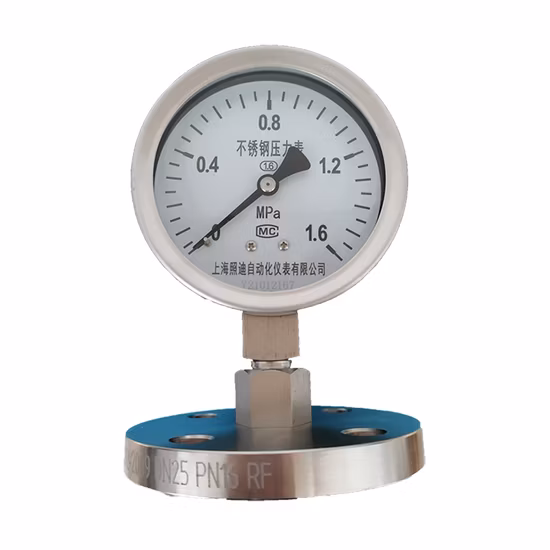 2.5 Inch Stainless Steel Pressure Gauge Manometer